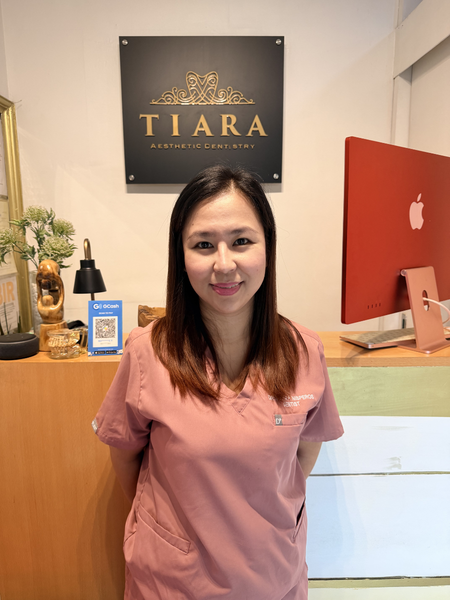 Dr. Rhea Publico-Nisperos, cosmetic dentist at Tiara Dental Clinic in Cubao, Quezon City